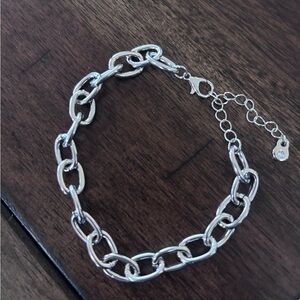 Elegant Silver Fashion Chain Bracelet